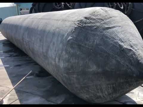 جودة Black Marine Rubber Airbag Safety Effective Green Environmental Protection المصنع