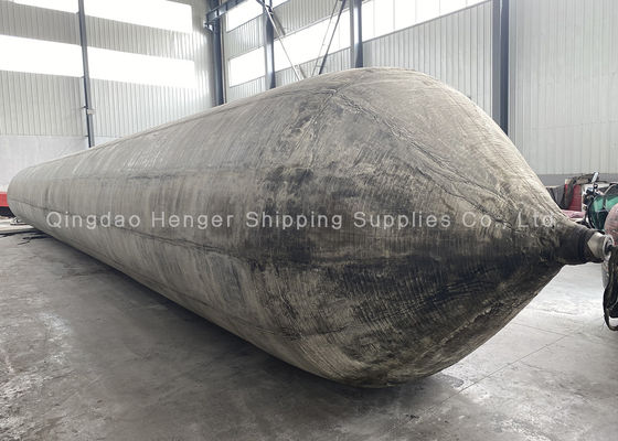 جودة Heavy-Duty Marine Rubber Airbag with Synthetic Tire Cord Layers for 0.8-3 M Diameter and 4-25 M Length Ship Launching مصنع