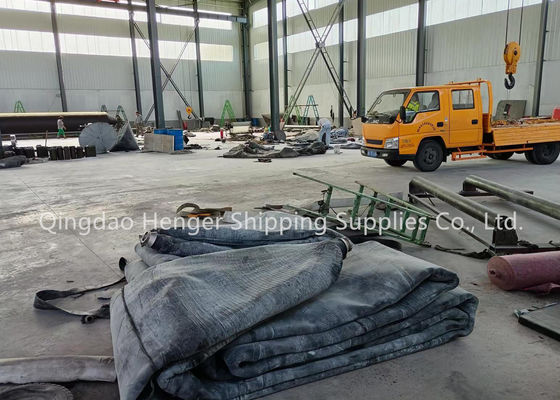 جودة حقيبة هواء مطاطية بحرية معتمدة ISO 14409 مع 4-12 طبقة لإطلاق السفن والرصيف مصنع