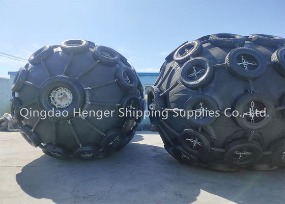 جودة Customized ISO17357 Pneumatic Rubber Fender 0.3-4.8 M for Marine Applications مصنع