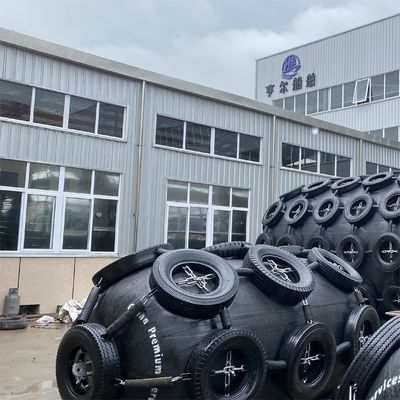 جودة Two-year Warranty Pneumatic Rubber Fender 2.5*5.5M For Vessel Berthing مصنع