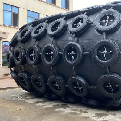 جودة Two-year Warranty Pneumatic Rubber Fender 2.5*5.5M For Vessel Berthing مصنع