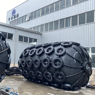 جودة ISO17357 معتمد BV CCS مطاطي مطاطي مع ضغط داخلي 50Kpa 80Kpa للحماية العائمة البحرية مصنع