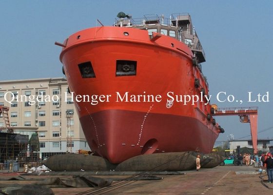 جودة ISO 14409 Certified Marine Rubber Airbag with 80kpa Working Pressure and Natural Rubber Material المصنع