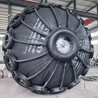 جودة Initial Internal Pressure 80kpa Marine Fendre Net Type Ideal for Marine Vessel Impact Absorption and Dock Safety Systems مصنع
