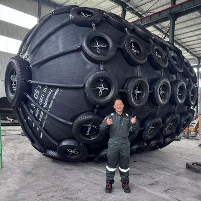 جودة الضغط الداخلي الأولي 80kpa نوع شبكة Fendre البحرية مثالية لاستيعاب تأثير السفن البحرية وأنظمة سلامة الميناء مصنع