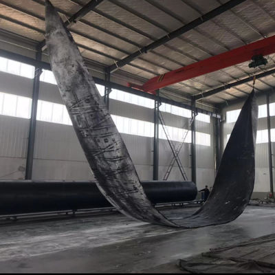 جودة أكياس هوائية مطاطية قابلة للنفخ للسفن في حوض جاف بطول 4-25 مترًا للإمدادات البحرية مصنع