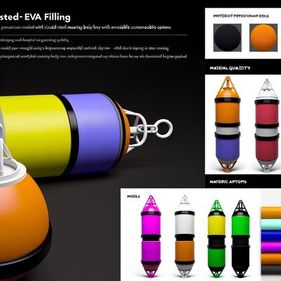 جودة الطائرات الفولاذية مع ملء EVA - الأحجام والألوان المخصصة مصنع