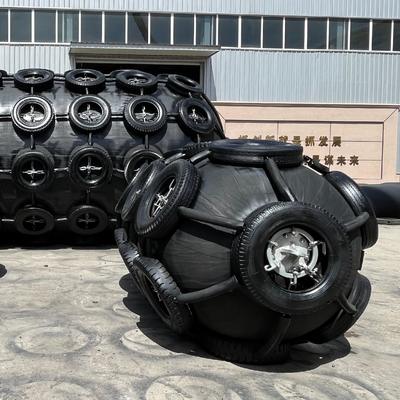 جودة Professional-Grade CCS/BV/LR/DNV Certified Black Pneumatic Rubber Fender for STS/STD Applications مصنع