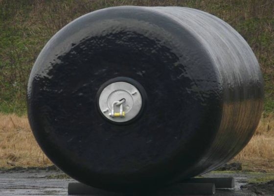 جودة رغوة عالية القوة البحرية معبأ درابزين القوارب السوداء حماية السفينة مصنع