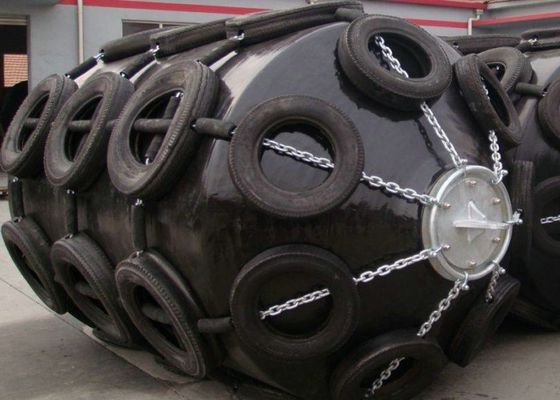 جودة High Density Foam Core Foam Filled Fender with High Energy Absorption Capacity and Positive Buoyancy for Marine Protection مصنع