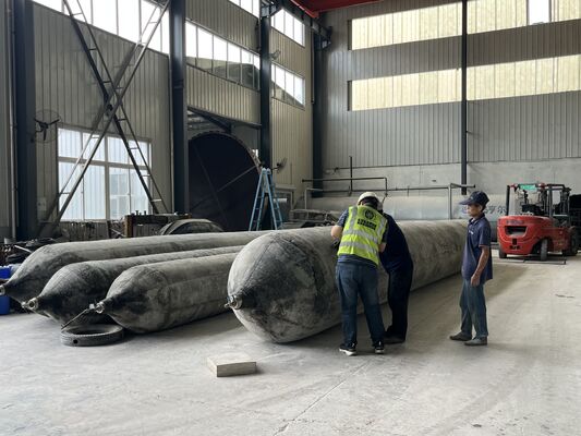 جودة Anti Corrosion Marine Rubber Airbag for Long Term Saltwater Service with 0.8-3 M Diameter المصنع