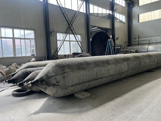 جودة Marine Rubber Airbag with Rapid Inflation Manifold for Simultaneous Multi Unit Operation in 0.8-3 M Diameter المصنع