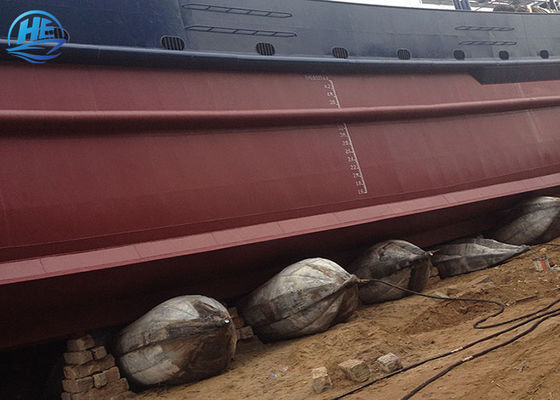 جودة وسادة هوائية Dia 0.5m-4.5m Marine Salvage لإطلاق الوسادة الهوائية للحوض الجاف للسفينة مصنع