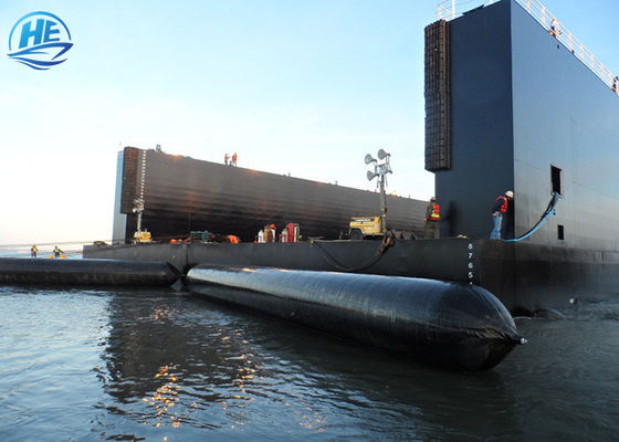 جودة Dia 1.5m L20m سفينة إطلاق وسائد هوائية وسادة هوائية مطاطية للإنقاذ البحري مصنع