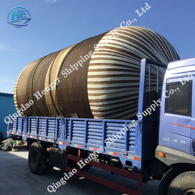 جودة 50KPa / 80Kpa ISO 17357 درابزين مطاطي بحري يوكوهاما مصدات عوامة للسفن مصنع