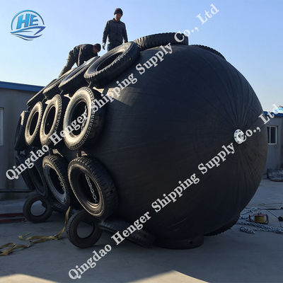 جودة 50KPa / 80Kpa ISO 17357 درابزين مطاطي بحري يوكوهاما مصدات عوامة للسفن مصنع