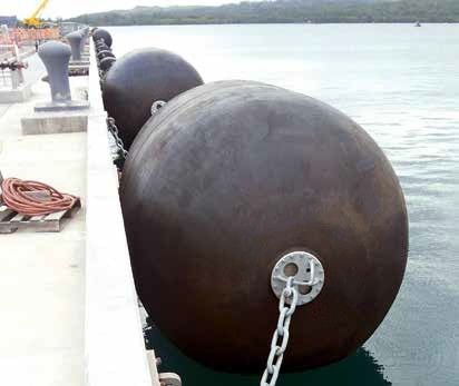 جودة Yokohama Fender 50Kpa 80Kpa Tire Chain Net Pneumatic Rubber Fender مصنع