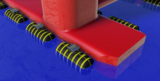 جودة سفينة ذات ضغط منخفض تطلق وسائد هوائية قابلة للنفخ من المطاط البحري مصنع