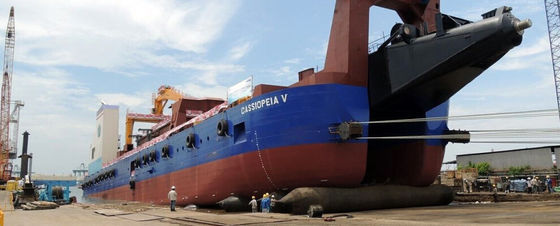 جودة 5 6 طبقات سفينة إطلاق وسائد هوائية وسادة هوائية من المطاط البحري مصنع