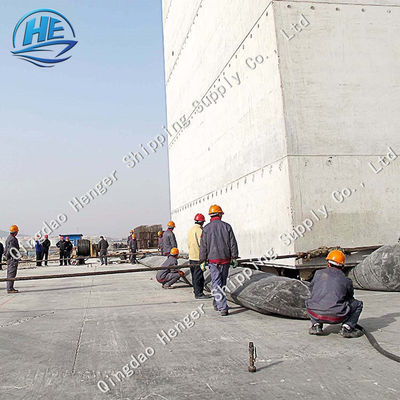 جودة D15 * L20m زوارق وسادة هوائية مطاطية بحرية سفن وسادة هوائية مطاطية مصنع