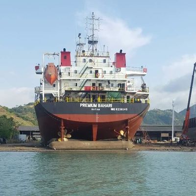 جودة 8 طبقات سفينة إطلاق وسادة هوائية للسفن المطاطية شهادة CCS LRS مصنع