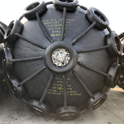 جودة درابزين مطاطي عائم قابل للنفخ يوكوهاما هوائي بحري مع شبكة سلسلة مصنع