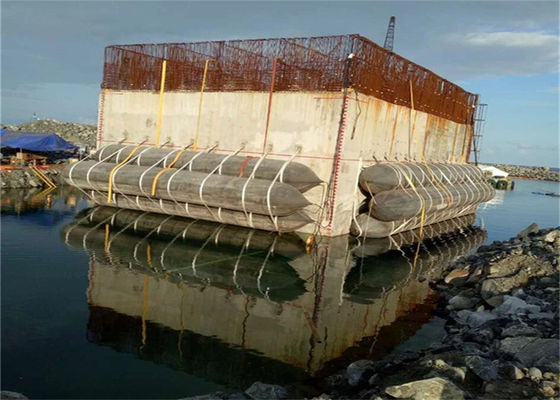 جودة وسادة هوائية مطاطية بحرية متينة مكونة من 4-12 طبقة، وقطر 0.8-3 متر ومجموعة إصلاح متضمنة لإطلاق السفن مصنع