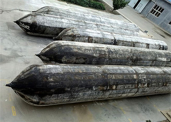جودة ISO 14409 Certified Pneumatic Rubber Fender - Natural Rubber Marine Airbag with 80kpa Working Pressure مصنع