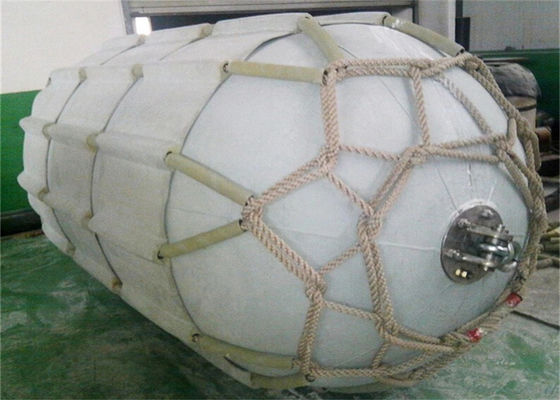 جودة حاجز مطاطي هوائي عائم نوع الرافعة البيضاء 50kpa 3.3x6.5m مصنع