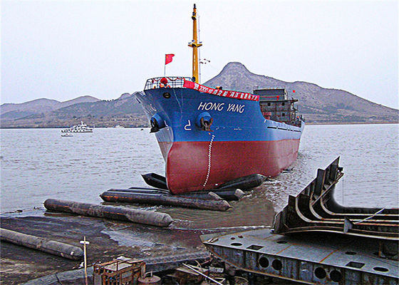 جودة ISO 14409 Certified Pneumatic Rubber Fender - Natural Rubber Marine Airbag with 80kpa Working Pressure مصنع