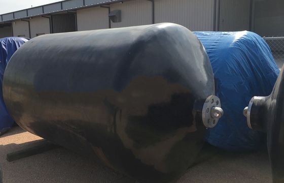 جودة Positive Buoyancy Foam Filled Fender with Customized Size and High-Density Foam Core for Marine Dock Protection مصنع