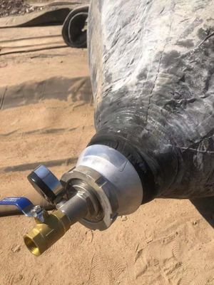 جودة وسادة هوائية سوداء من المطاط البحري للإطلاق والإنقاذ مصنع