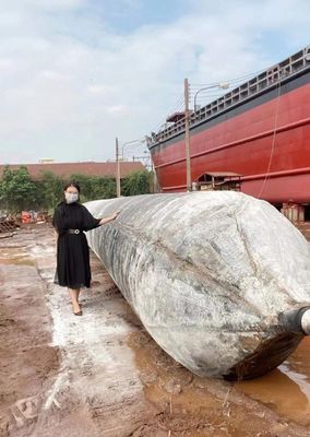 جودة سفينة مطاطية تطلق وسادة هوائية بحرية قابلة للنفخ تعمل بالهواء المضغوط للرفع الثقيل مصنع